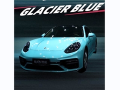 TPU 高光り 結晶 氷河 青