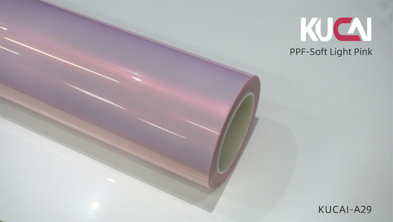 柔らかい淡ピンクTPU塗料保護フィルム カーボリー用PPF KUCAI製造